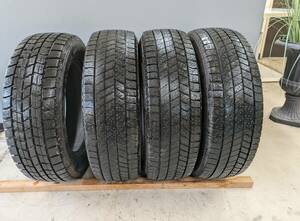 195/65R16 3本イボ付き!! 23年製 ブリヂストン BLIZZAK VRX3 3本＆22年製GOODYEAR　ICE NAVI 7 1本