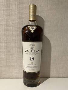 20240901(5)マッカラン18年シェリーオークカスク　MACALLAN 18YEARS OLD HIGHLAND SINGLE MALT SCOTCH WHISKY SHERRY OAK CASK 2019RELEASE