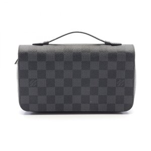 ルイ・ヴィトン ジッピーXL ブランドオフ LOUIS VUITTON ラウンド長財布 ダミエ・グラフィット 中古 メンズ