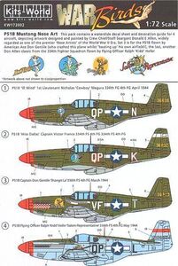 Kits-World(172002)1/72 North-American P-51B ムスタング Nose Art 