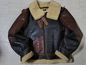 サイズ：38r　美品　 CAB CLOTHING(キャブ クロージング) B-3　ムートンフライトジャケット 大戦モデル　