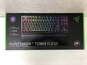 Razer レーザー Huntsman V2 Tenkeyless Clicky Optical Switch ゲーミングキーボード ※動作確認済み 中古品 syavk082492