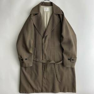 【極美品】STILL BY HAND size/46 (rd) スティルバイハンド オーバーサイズ シングルトレンチ コート アウター 千鳥格子 ベージュ レイン