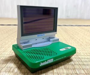 【ソニー〈SONY〉/ジャンボトロン ソーラーAMラジオ ICR-JT85】ジャンク品　昭和レトロ