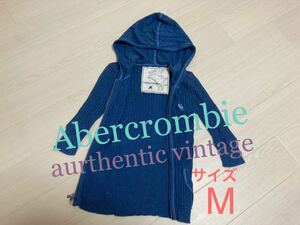 アバクロ サイズM 「 abecrombie aurtentic vintage 」 100 110 120 cm 美品 男の子 女の子 ジャンパー パーカー キッズ ヴィンテージ