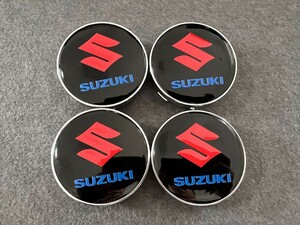 ★スズキ SUZUKI★T462★ ホイールセンターキャップ ハブキャップカバー 車用 4個セット 外径60mm