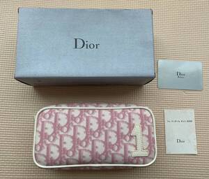 Dior トロッターポーチ　新品未使用　限定品　クリスチャンディオール　ロゴ　モノグラム　希少　コスメ　メイク