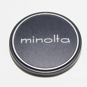 美品☆☆minolta/ミノルタ・かぶせ式メタルキャップ・旧ロゴ・内径約５４ｍｍ☆☆