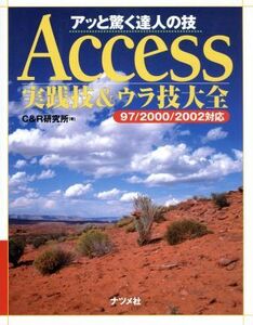 アッと驚く達人の技 Access実践技&ウラ技大全 97/2000/2002対応/C&R研究所(著者)