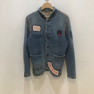 KAPITAL kountry キャピタルカントリー Jacket スタッズリメイクファームジャケット ブルゾン コットン インディゴ 699162