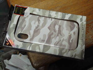 iPhone PROTECTOR COLORFUL CAMO XS/X用ケース iP8-MSP03 White 未使用 送料無料