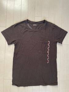 【送料無料】KAPITAL キャピタル クルーネック Tシャツ　ネイティブ柄 胸ポケット site.3(L) 