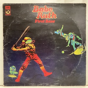 ★231207難有/即決 BABE RUTH first base UKオリジナル 盤面薄いスレキズ多め プレスミス有 the Mexican 収録 針飛びあります。Rare Groove