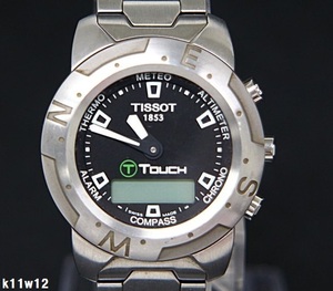 K11w12 Tissot Z251/351-1 Tタッチ 腕時計 クオーツ 現在不動 60サイズ