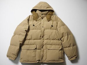 オールド◆　USA製　Schott　ショット　Down by Schott　フーデット　ダウンジャケット　正規品　グースダウン　ポリコットン　Lサイズ