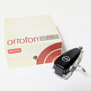 Ortofon オルトフォン SPU/GTE SPU-T ELLIPTICAL DIAMOND ADN MCカートリッジ ヘッドシェル レコード針 ケース付き デンマーク製 現状品