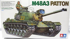 タミヤ プラモ「1/35 アメリカ M48A3パットン戦車」 未組立新品