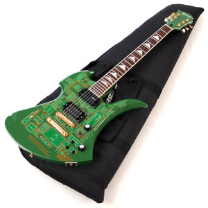 【中古】 hideモデル エレキギター BURNY by FERNANDES バーニー MG-160S CG KIBAN