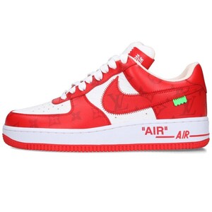 ルイヴィトン スニーカー ナイキ AIR FORCE 1 LOW サイズ:8 モノグラムレザーローカットスニーカー 中古 SS13