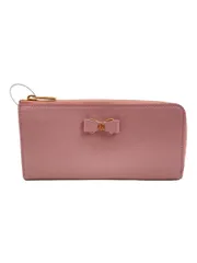 FURLA 長財布 レザー ピンク レディース