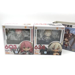 1円 未開封 GoodSmileCompany 艦隊これくしょん 艦これ 武蔵 明石改 ねんどろいど フィギュア 玩具 ゲーム 2個セット m13758