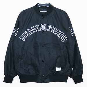 NEIGHBORHOOD ネイバーフッド 24AW BASEBALL JACKET 242TSNH-JKM04 ベースボール ジャケット アウター ブラック Deck