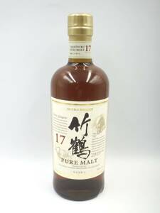 ◇【１円～スタート】【千葉県限定】竹鶴/17年/ピュアモルト/43％/700ml/NIKKA/ニッカ/国産/ウイスキー/古酒/未開栓