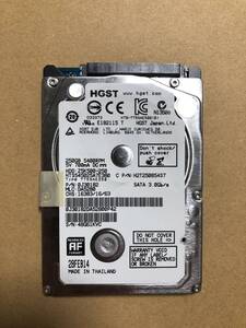 HGST☆2.5インチHDD(ハードディスク)☆250GB SATA 5400rpm