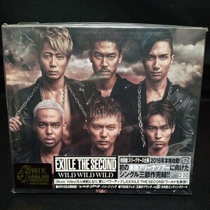 【252】未開封CD　EXILE THE SECOND　「WILD WILD WILD」初回盤スリーブケース仕様　CD+DVD