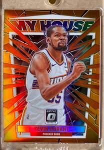 39枚限定 2023-24 Panini Donruss Optic Kevin Durant My House orange prizm ケビン・デュラント