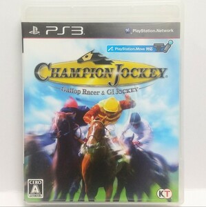 PS3　チャンピオンジョッキー ギャロップレーサー & ジーワン ジョッキー【ディスク傷】　　[送料185円～ 計2本まで単一送料同梱可(匿名有