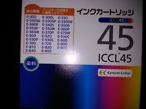 エプソン　EPSON 純正インクカートリッジ ICCL45　190215