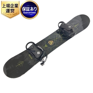 【引取限定】SALOMON サロモン SIGHT 2015-16 156cm ビンディングつき スノーボード 中古 直 W9323376