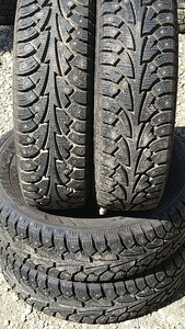 No2 中古タイヤ 175／70R14 ハンコック　ウィンターi※pike 4本 送料込み スパイク