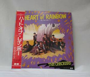 レコード♪【即決あり】見本盤 チェッカーズ / ハート・オブ・レインボー / BLUE PACIFIC / C12A0433 1985年 12インチシングル / レコード