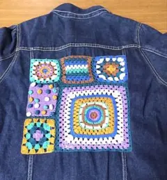 チチカカ　刺繍デニムジャケット