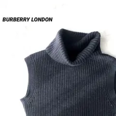 BURBERRY LONDON レディース　タートルネック　ノースリーブセーター