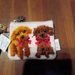 お値下★Petit 犬の刺繍 コインケース