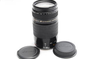 CANON ZOOM LENS EF 75-300mm 1:4-5.6 USM (良品） 01-22-10