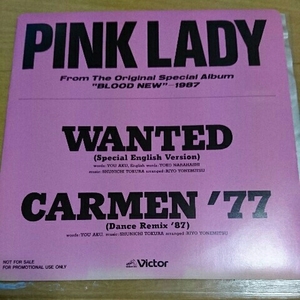 非売品ＥＰレコード!ピンク・レディー『WANTED／CARMEN