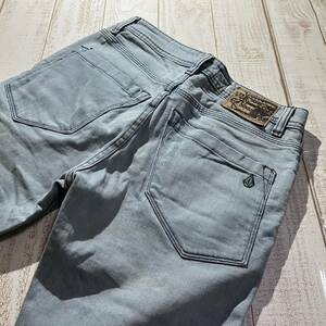 【VOLCOM】ボルコム ストレッチ ブーツカットデニムパンツ 30インチ ライトブルー Roadhouse Jean