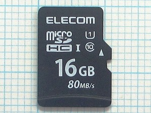 ★ELECOM micro SDHC メモリーカード １６ＧＢ 中古★送料６３円～
