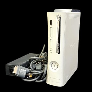 仙75 Xbox 360 CONSOLE 本体 ホワイト Microsoft マイクロソフト HDD ゲーム機 アダプター付き