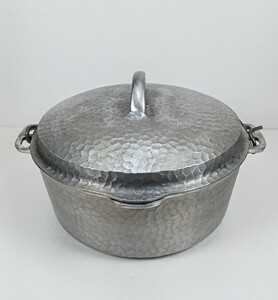 美品　希少　ワグナーウェア アルミ ダッチオーブン　Wagner Ware Hammered