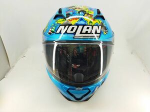 【美品】NOLAN ノーラン N87 メランドリー イタリー 78 バイクヘルメット フルフェイス Mサイズ 収納袋付◆3110/フィールドギア浜松宮竹店