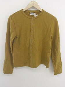 ◇ BEAMS BOY ビームス ボーイ 長袖 カーディガン キャメル系 レディース P