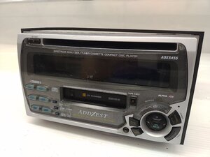 ★ジャンク品★ADDZEST　アゼスト　ADX5455　2Dサイズ　CD&カセットデッキ【他商品と同梱歓迎】