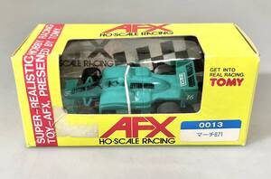 ◇☆4)希少 未使用 AFX スロットカー マーチ871 TOMY トミー HOスケール 箱付 当時物 ★