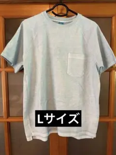 Good On★水色 Tシャツ Lサイズ ポケット付き