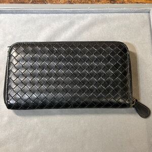 BOTTEGA VENETA ボッテガヴェネタ 長財布 財布 黒 ブランド 中古品